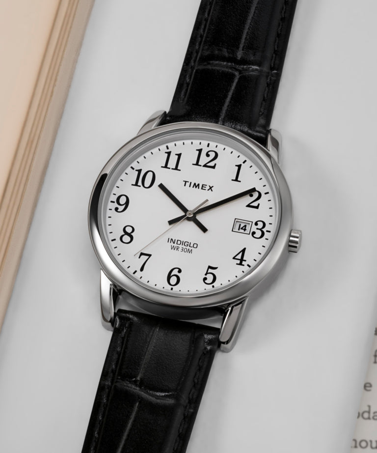 TW2W95400 Easy Reader® 35mm Leather Strap Watch  Campaign Key Silhouettes (Beauty shots) Image