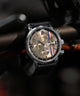 TW2W98900 Marlin® Chronograph Tachymeter 40mm Leather Strap Watch Campaign Key Silhouettes (Beauty shots) Image