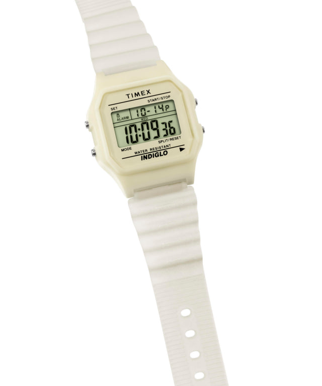 TW2Y02600 Timex T80 Glow in the Dark 34mm Resin Strap Watch Campaign Key Silhouettes (Beauty shots) Image