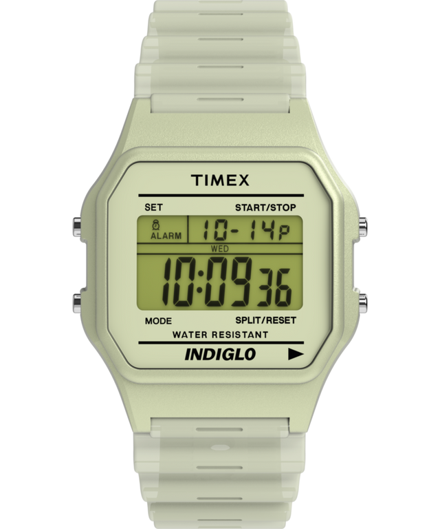 TW2Y02600 Timex T80 Glow in the Dark 34mm Resin Strap Watch Primary Image