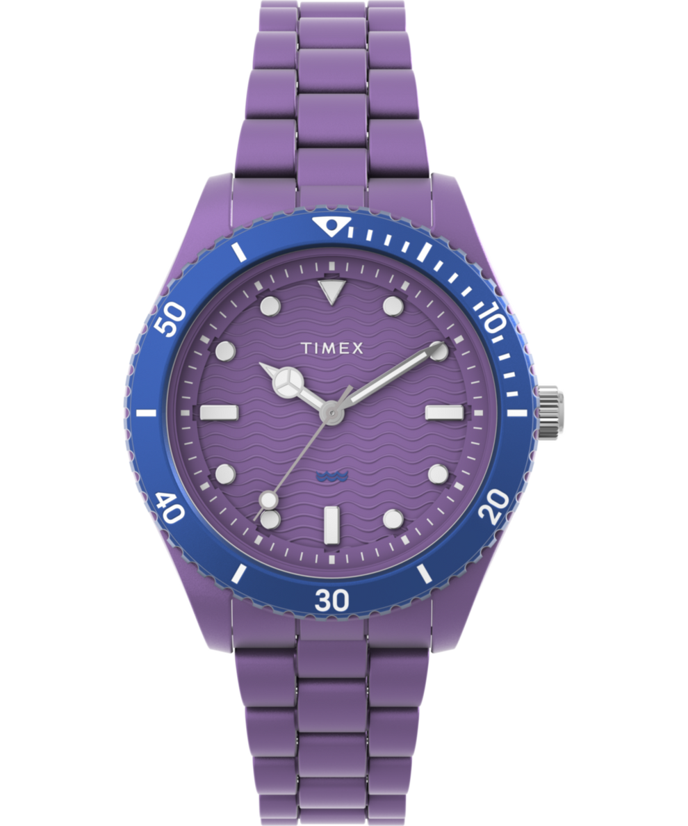 TW2Y04800 Timex Legacy #tide™ 37mm Recycled Plastic Bracelet Watch Primary Image