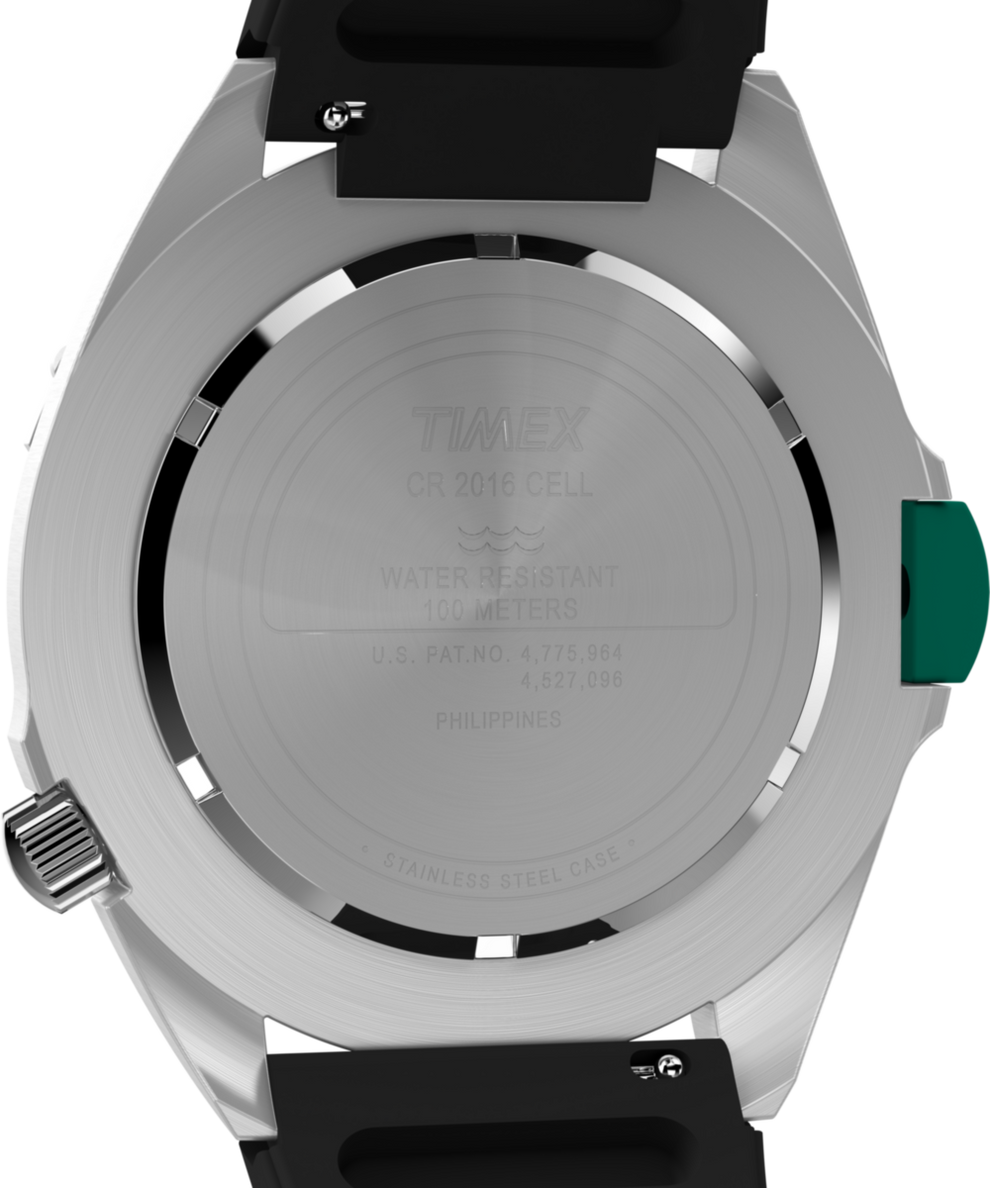 TW2Y05800 Timex 1995 Intrepid Reissue 46mm Synthetic Rubber Strap Watch Caseback Image