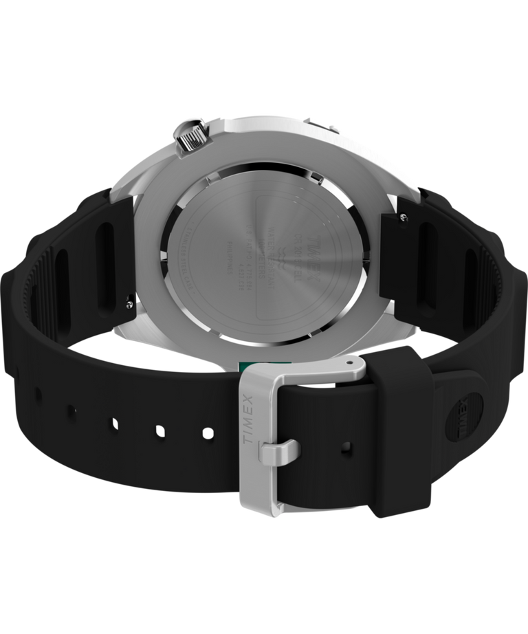 TW2Y05800 Timex 1995 Intrepid Reissue 46mm Synthetic Rubber Strap Watch Caseback with Attachment Image