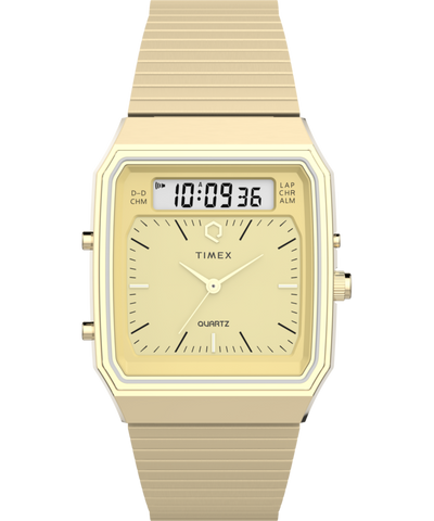 TW2Y06000 Q Timex® 1982 Ana-Digi Reissue 33mm Stainless Steel Bracelet Watch  Primary Image