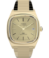 TW2Y07200 Timex® Automatic 1983 E-Line 34mm Gold Tone Expansion Band Watch Primary Image