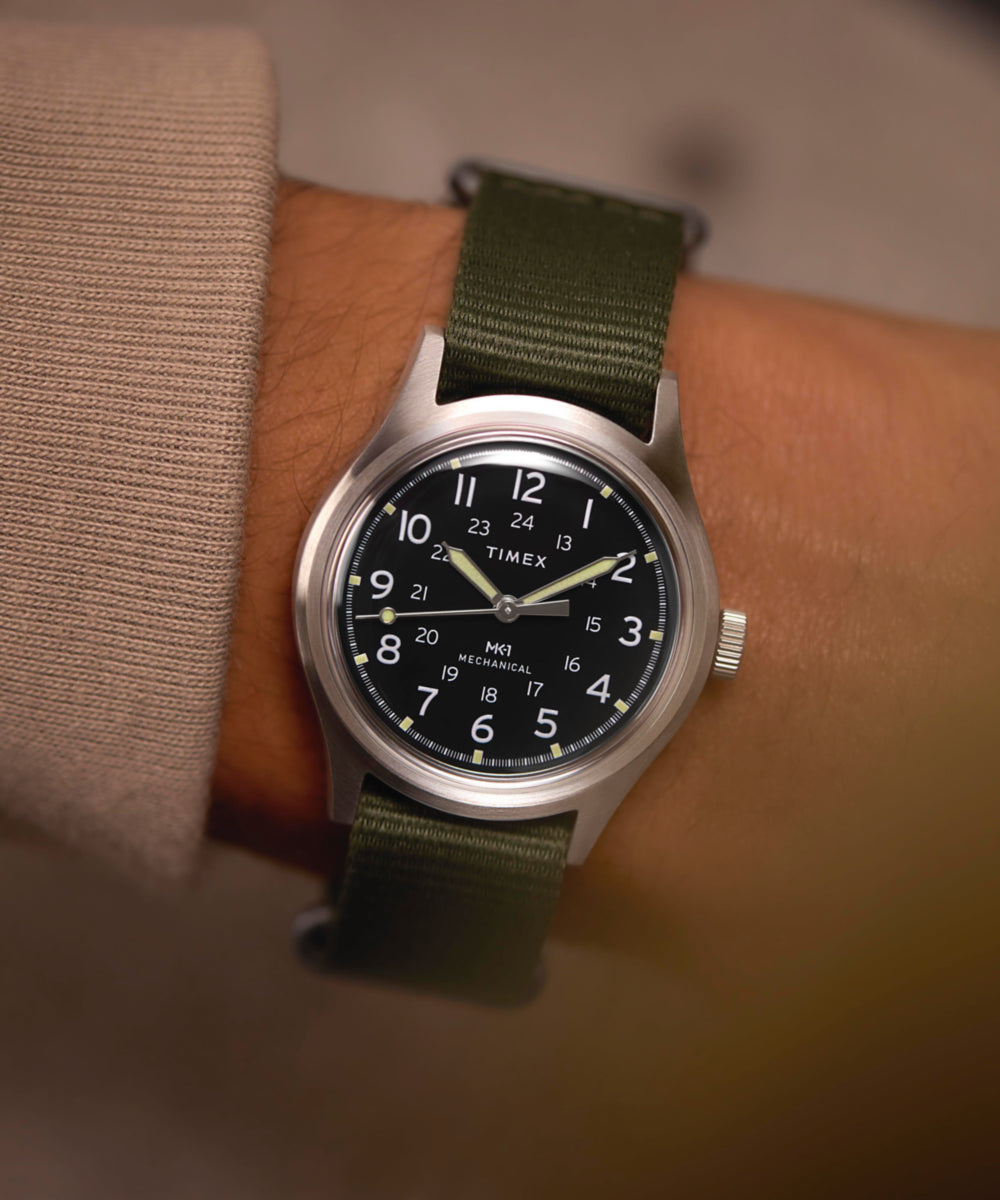 TIMEX MK1 TW2Y07900 36mmミリタリーウォッチ MK1® Hand-Wound 36mm Fabric Strap Watch - TW2Y07900 | Timex UK