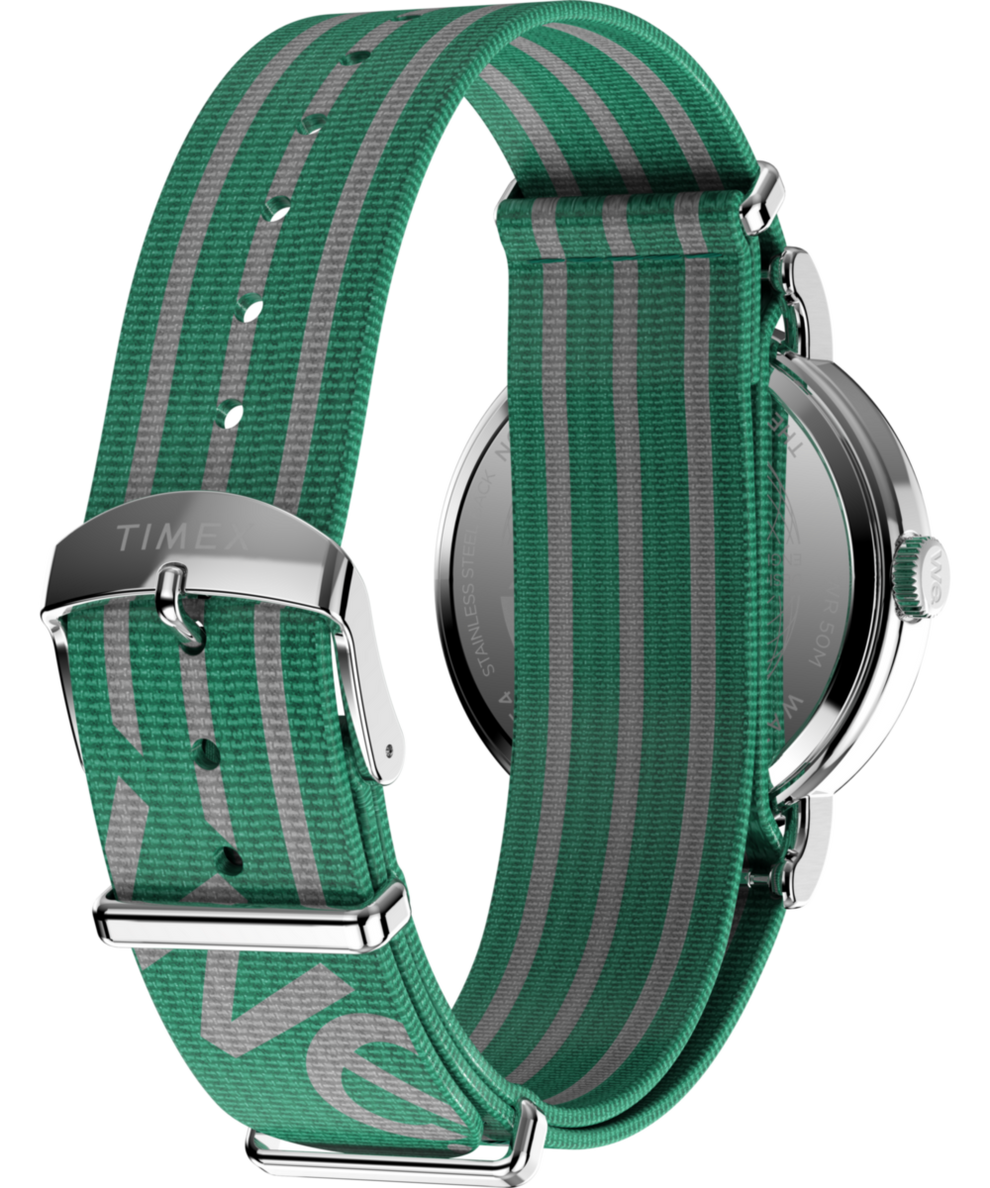 TW2Y08800 Timex Weekender 40mm Fabric Strap Watch Caseback with Attachment Image