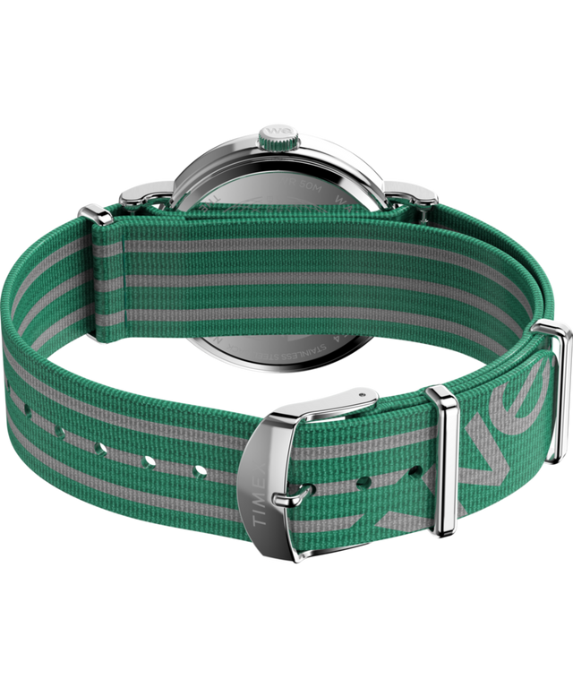 TW2Y08800 Timex Weekender 40mm Fabric Strap Watch Caseback with Attachment Image
