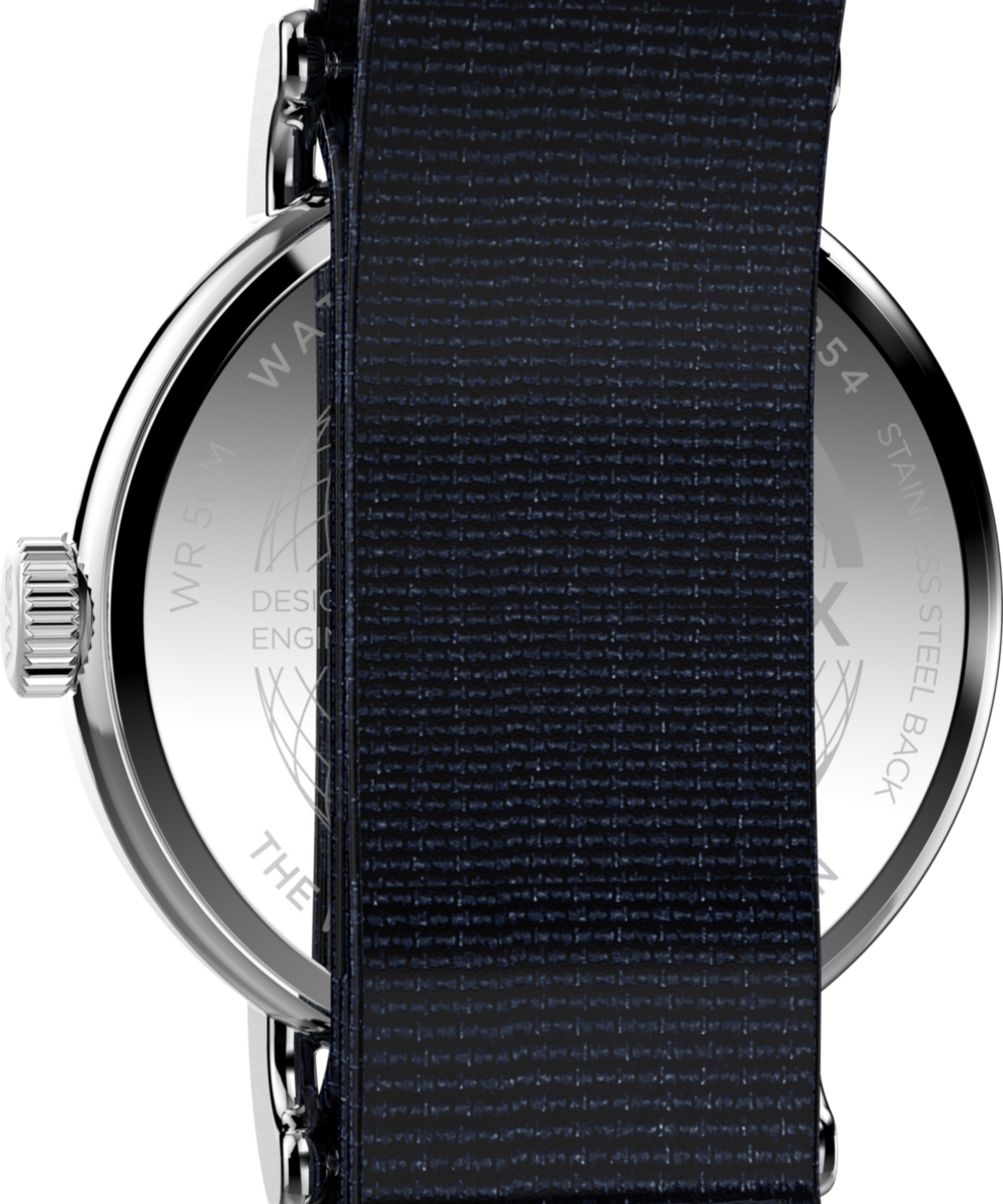 TW2Y09000 Timex Weekender 37mm Fabric Strap Watch Caseback Image