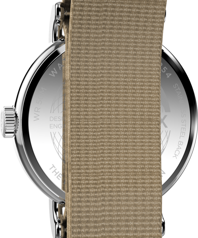 TW2Y09100 Timex Weekender 37mm Fabric Strap Watch Caseback Image