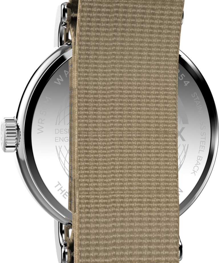 TW2Y09100 Timex Weekender 37mm Fabric Strap Watch Caseback Image
