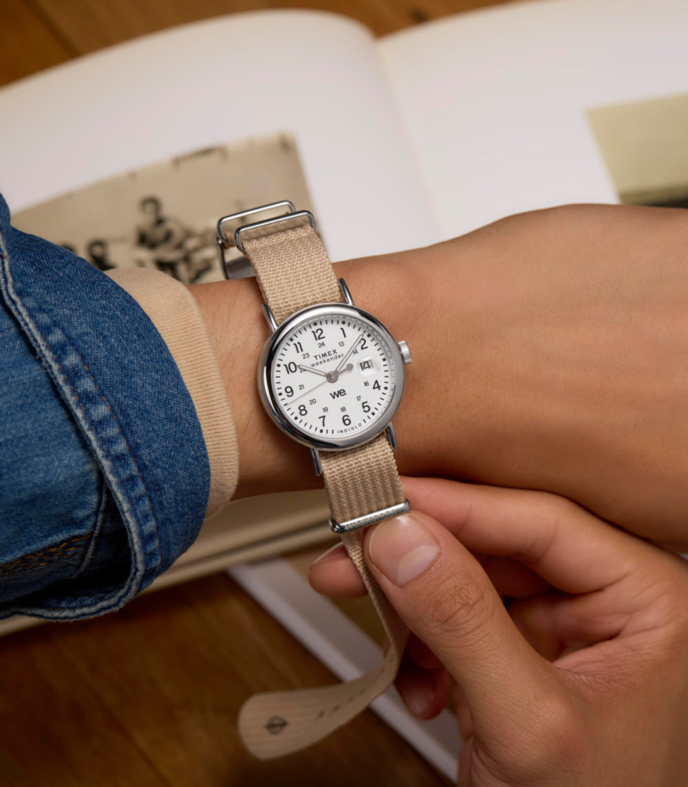 TIMEX Weekender 37mm ★極美品★ Timex Weekender 37mm Fabric Strap Watch - TW2Y09100 | Timex UK