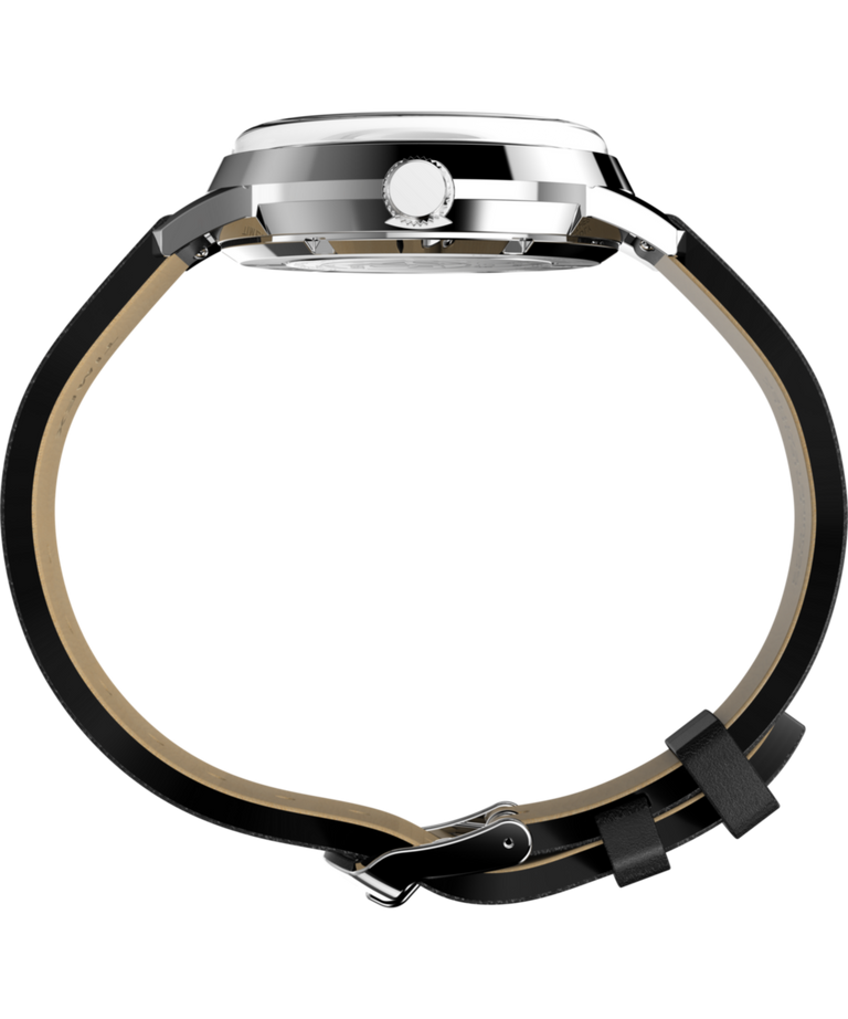 TW2Y10000 Timex x Peanuts® Marlin® Automatic 75th Anniversary Edition 40mm Leather Strap Watch Profile Image