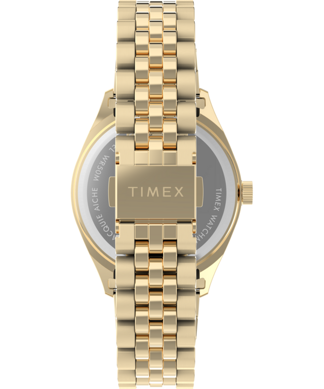 TW2Y11200 Timex x Jacquie Aiche Guiding Light 36mm Stainless Steel Bracelet Watch Strap Image