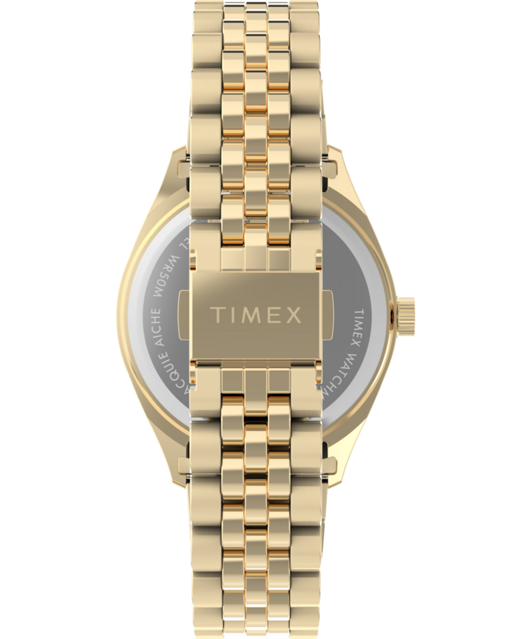 TW2Y11200 Timex x Jacquie Aiche Guiding Light 36mm Stainless Steel Bracelet Watch Strap Image