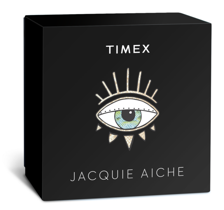 TW2Y11400 Timex x Jacquie Aiche 36mm Stainless Steel Bracelet Watch Alternate Image 1