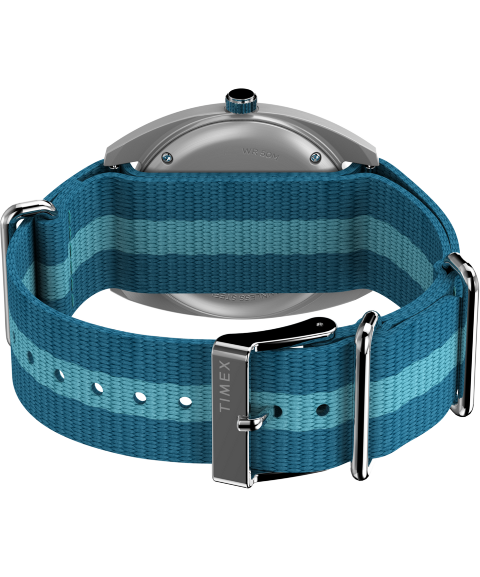 TW2Y11600 Timex x Worn & Wound 37mm Fabric Strap Watch Caseback with Attachment Image