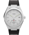 TW2Y12200 Q Timex® Continental GMT 39mm Synthetic Rubber Strap Watch  Primary Image