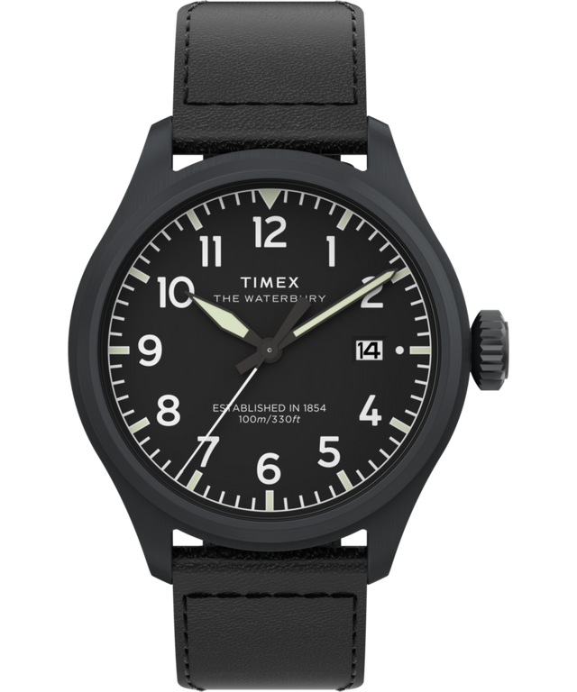 TW2Y18900 Waterbury Ace 41mm Leather Strap Watch Primary Image