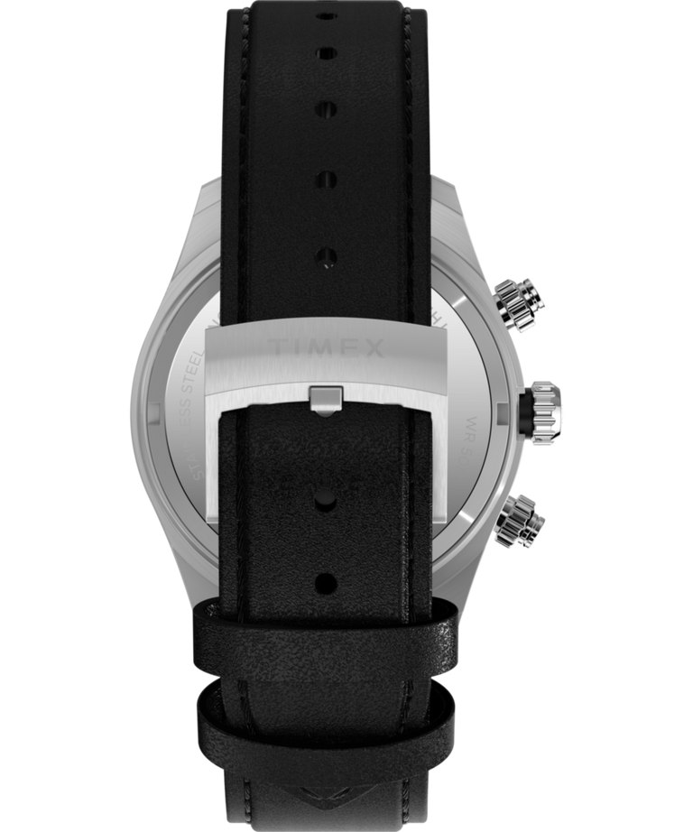 TW2Y19300 Waterbury Heritage Chronograph 39mm Leather Strap Watch  Strap Image