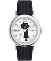TW2Y19400 Timex x Wednesday Weekender 37mm Leather Strap Watch Primary Image