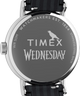 TW2Y19400 Timex x Wednesday Weekender 37mm Leather Strap Watch Caseback Image