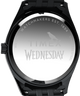TW2Y19600 Timex x Wednesday Timex Legacy 36mm Stainless Steel Bracelet Watch Caseback Image