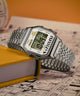 TW2Y20000 Timex x Peanuts® T80 75th Anniversary Edition 34mm Stainless Steel Bracelet Watch Campaign Key Silhouettes (Beauty shots) Image
