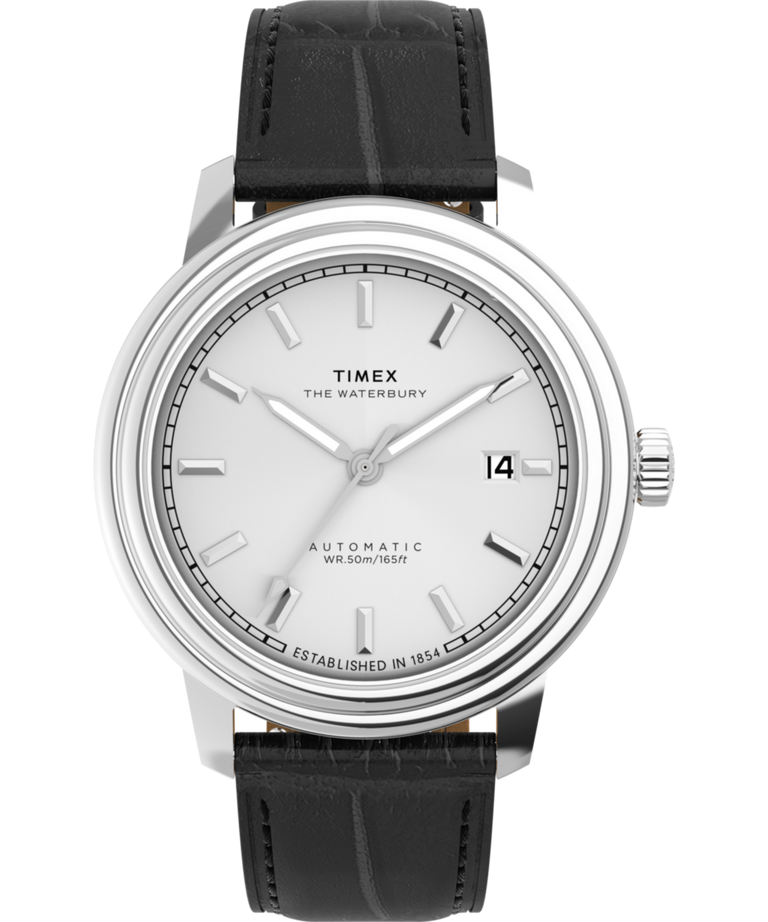 TW2Y22900 Waterbury Metropolitan Automatic 41mm Leather Strap Watch  Primary Image