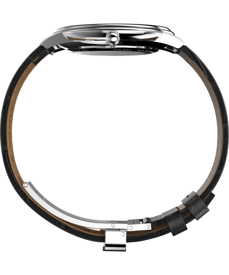 TW2Y23100 Waterbury Metropolitan Sub-Second 39mm Leather Strap Watch  Profile Image