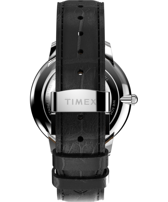 TW2Y23100 Waterbury Metropolitan Sub-Second 39mm Leather Strap Watch  Strap Image