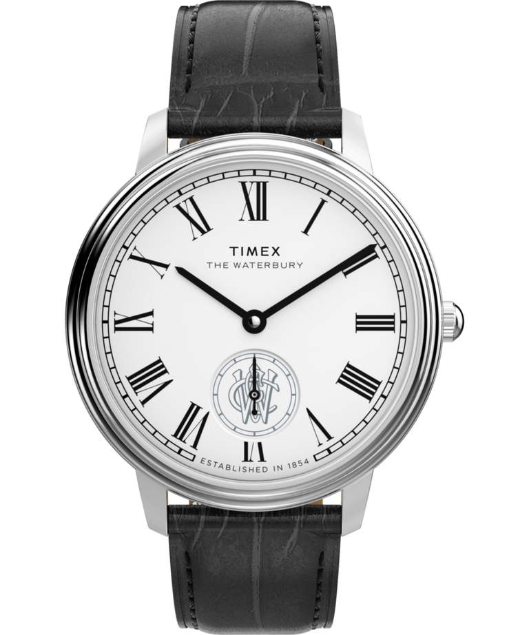 TW2Y23100 Waterbury Metropolitan Sub-Second 39mm Leather Strap Watch  Primary Image