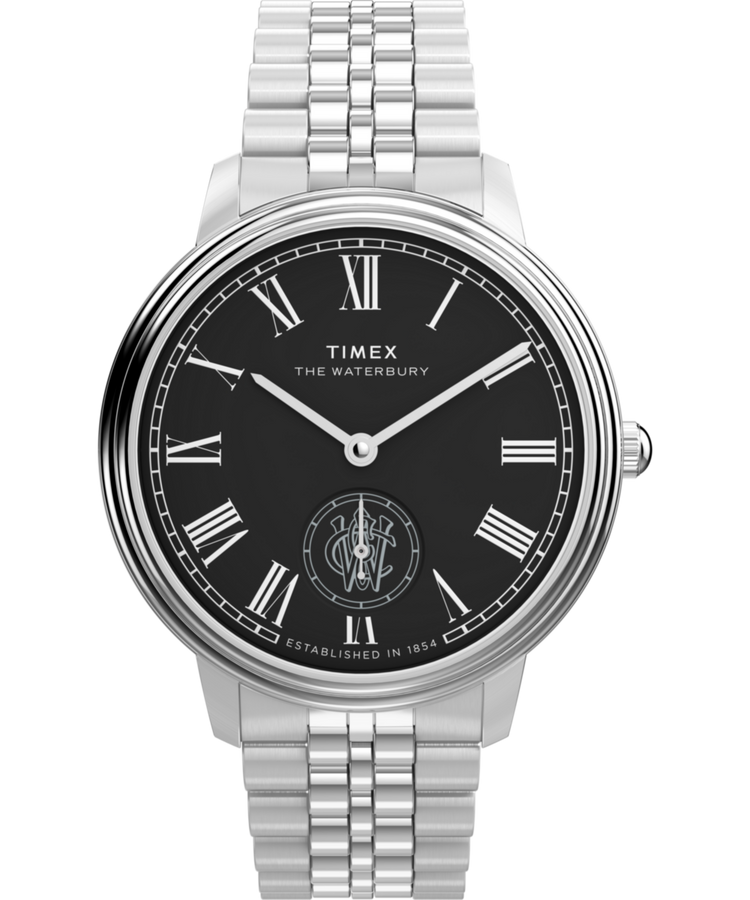 TW2Y23300 Waterbury Metropolitan Sub-Second 39mm Stainless Steel Bracelet Watch Primary Image