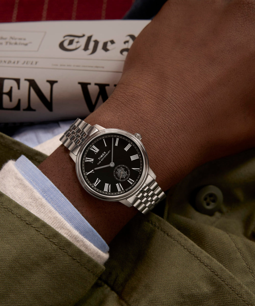 Waterbury Metropolitan Sub-Second 39mm Stainless Steel Bracelet