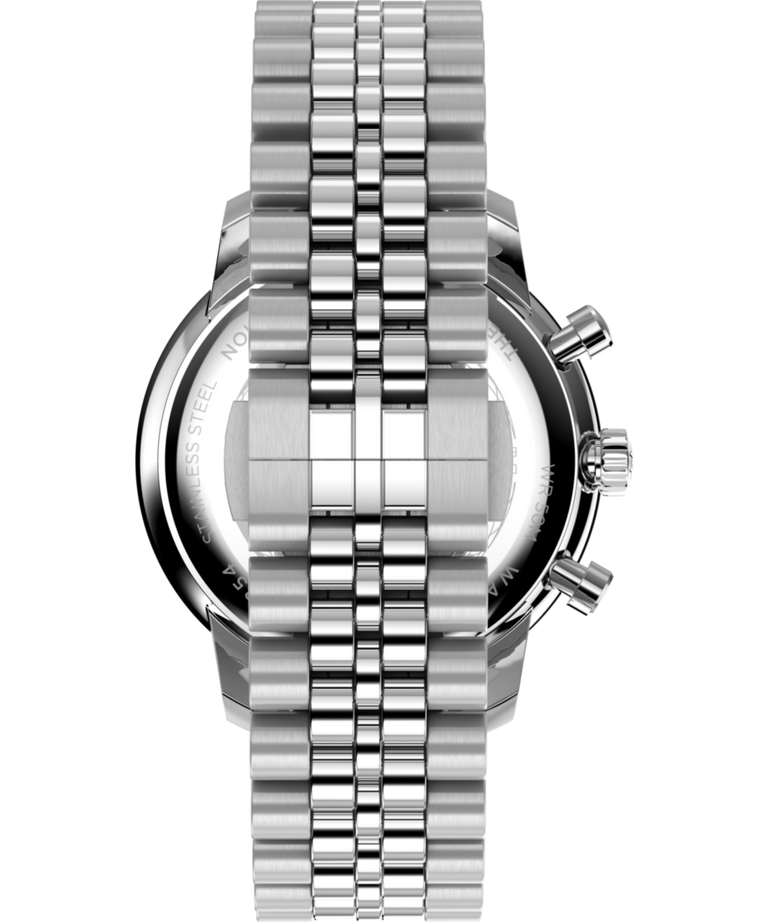 TW2Y23600 Waterbury Metropolitan Chronograph 41mm Stainless Steel Bracelet Watch Strap Image