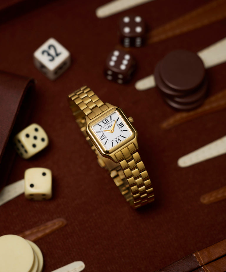 TW2Y23700 Addison 23mm Stainless Steel Bracelet Watch Campaign Key Silhouettes (Beauty shots) Image