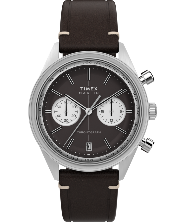 TW2Y24700 Marlin® Jet Quartz Chronograph 40mm Leather Strap Watch Primary Image