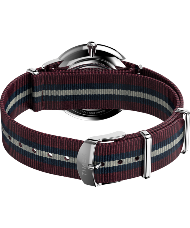 TW2Y27600 Waterbury Metropolitan Sub-Second 39mm Fabric Strap Watch Caseback with Attachment Image