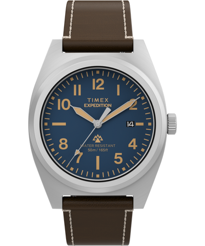 TW2Y30600 Expedition® Capstone 39mm Eco-Friendly Leather Strap Watch  Primary Image
