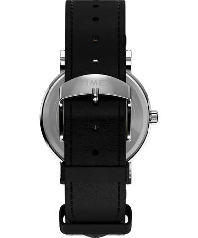 TW2Y31000 Timex x Peanuts® Weekender Snoopy Dancing 38mm Leather Strap Watch Strap Image