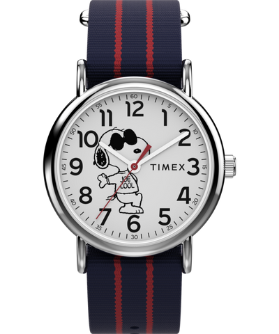 TW2Y31100 Timex x Peanuts® Weekender Joe Cool 38mm Fabric Strap Watch Primary Image