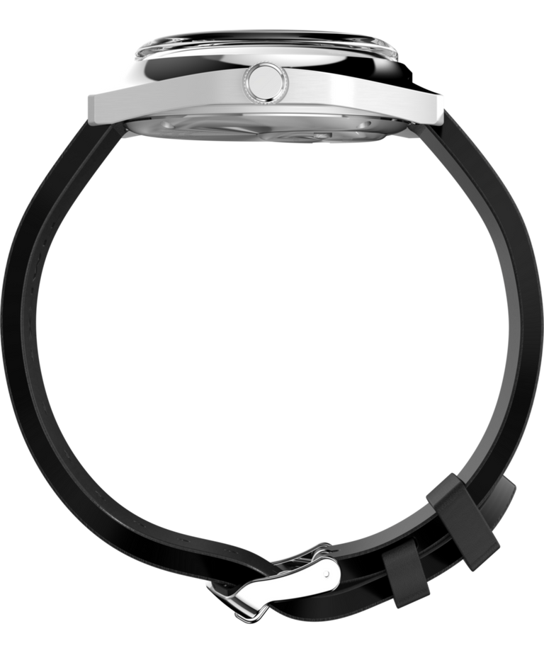 TW2Y34500 Q Timex® 1975 Enigma 37mm Leather Strap Watch Profile Image