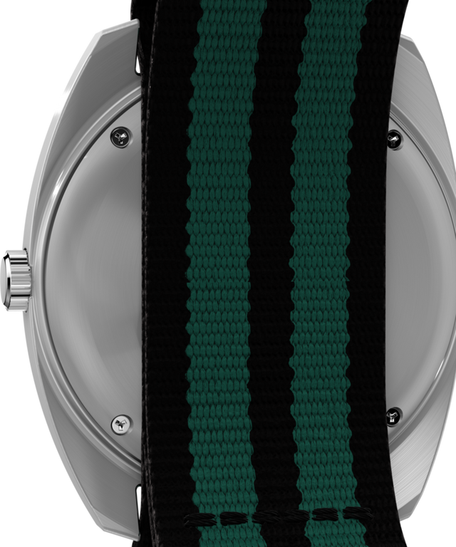 TW2Y34700 Q Timex® 1975 Enigma 37mm Fabric Strap Watch Caseback Image
