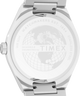 TW2Y35200 Q Timex® Continental Day and Date 39mm Stainless Steel Bracelet Watch Caseback Image