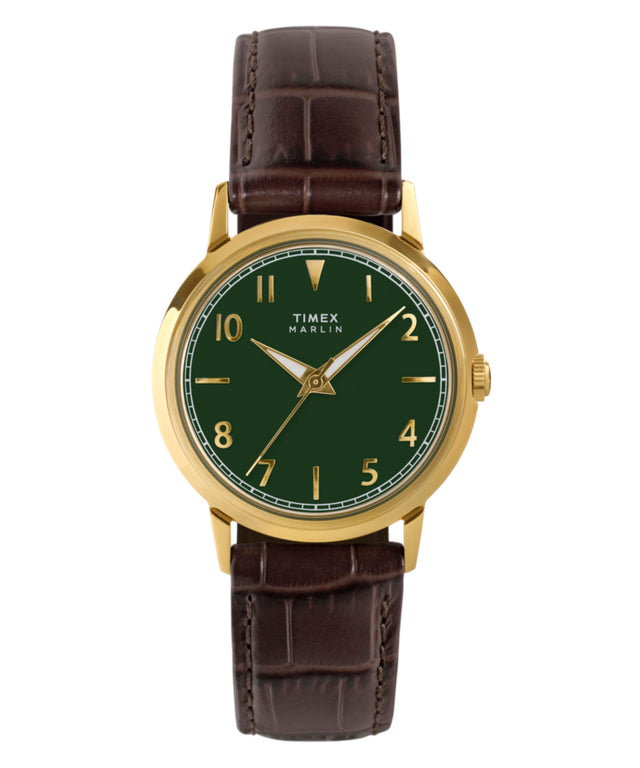 TW2Y37800 Marlin® Quartz 34mm Leather Strap Watch Alternate Image 1