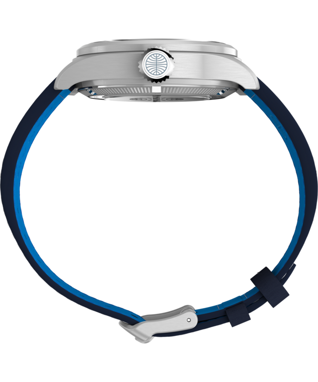 TW2Y38800 Timex x Pan Am® Waterbury Automatic Ace 41mm Leather Strap Watch Profile Image