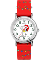 TW2Y39500 Timex x Peanuts® Weekender Snoopy Santa Hat 31mm Fabric Strap Watch Primary Image