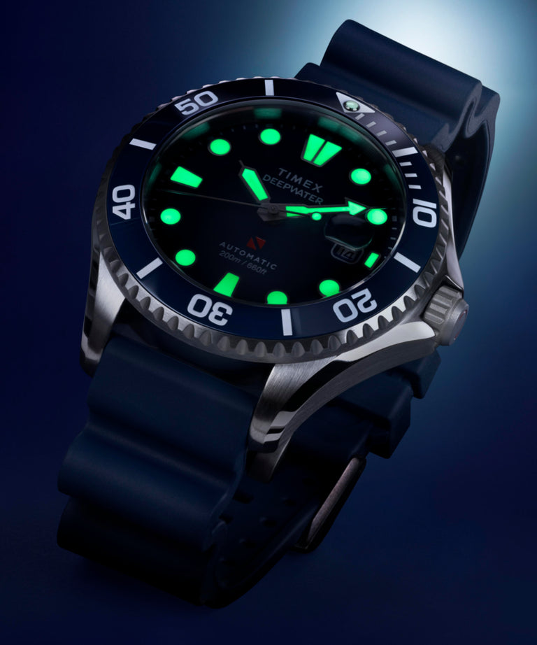 TW2Y39900 Deepwater Meridian 200 Automatic 44mm HNBR Rubber Strap Watch Collab Additional Image