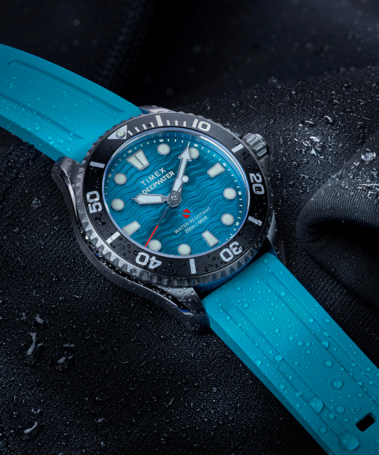 TW2Y40400 Deepwater Meridian 200 38mm HNBR Rubber Strap Watch Campaign Key Silhouettes (Beauty shots) Image