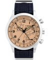 TW2Y40800 Waterbury Traditional Fly Back Chronograph 43mm Fabric Strap Watch Primary Image